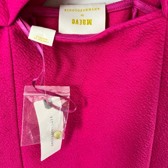 Hot Pink Maeve Cut Out Mini Dress, Sz XS. BRAND NEW (w/ tags) + SOLD OUT ONLINE. - Picture 8 of 9